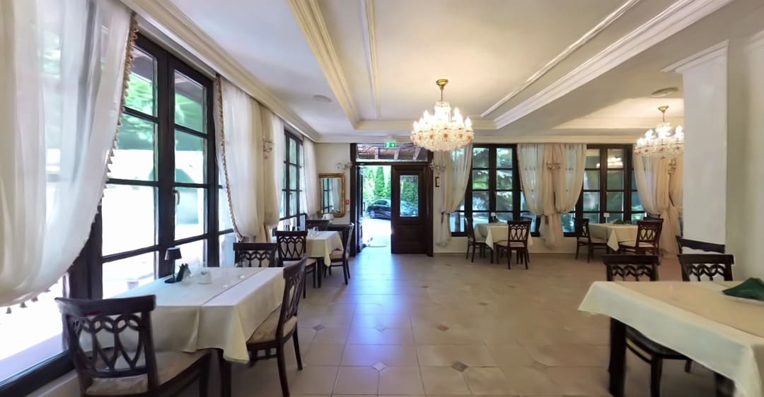 Intérieur scanné par un Trion P2 en gaussian splatting