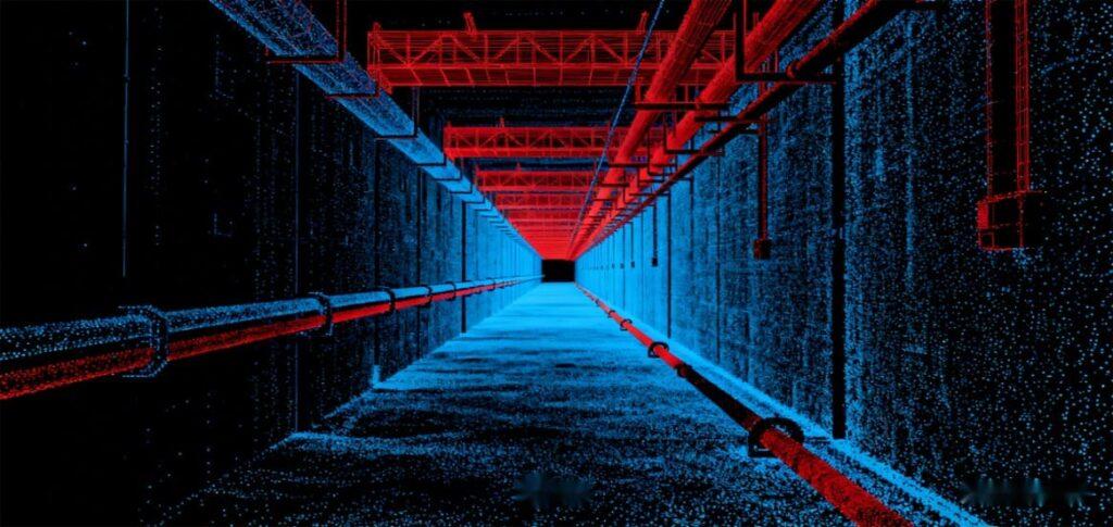 Nuage de points tunnel