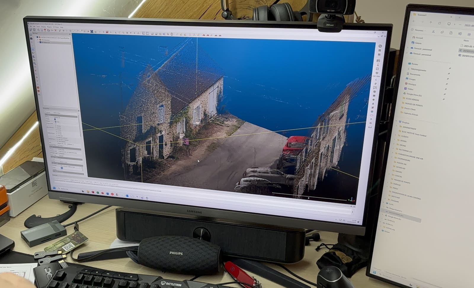 Visualisation d'un nuage de point dans CoProcess