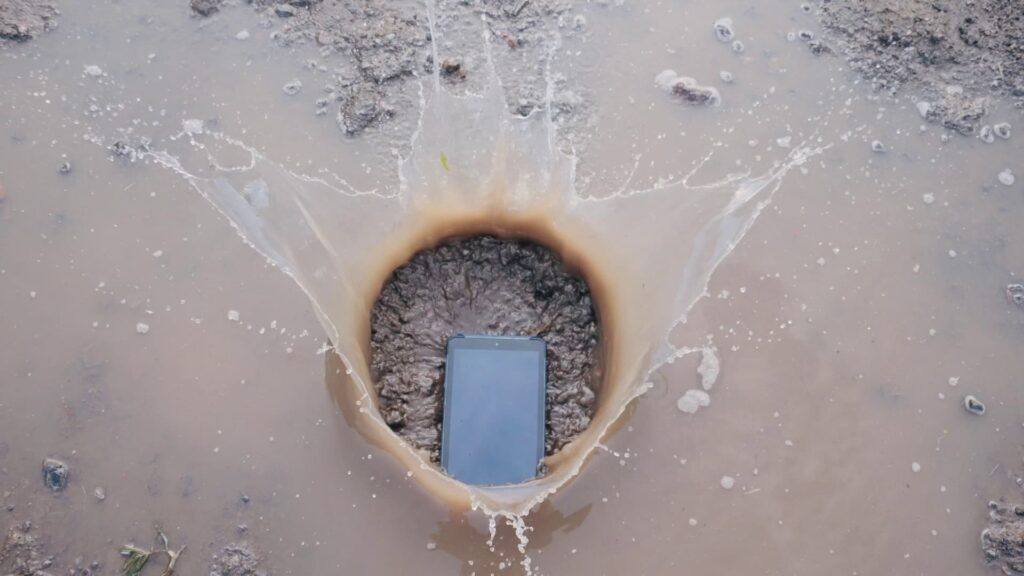 Tablette LT800 dans l'eau